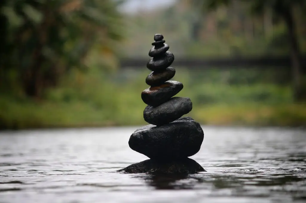 pebbles, balanced pebbles, water-2020100.jpg